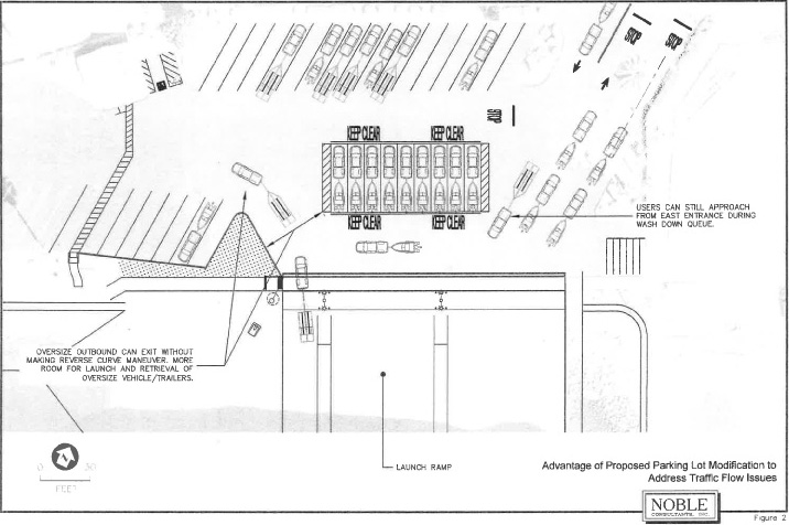 Launch Ramp Parking Lot Proposal Drawing