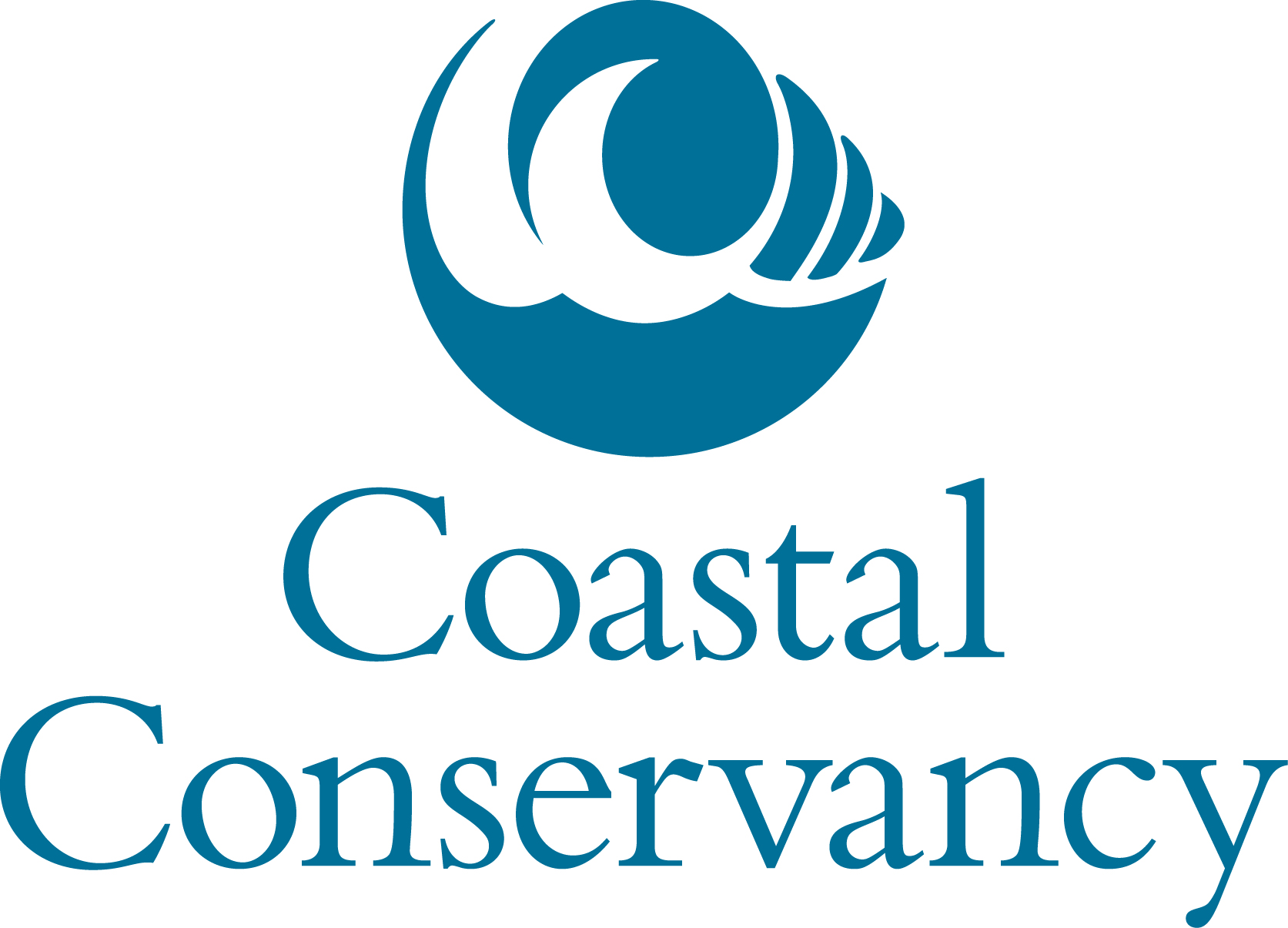 Coastal Conservancy Logo Centered Blue