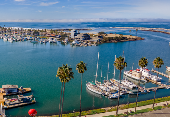 Ventura Harbor aerial view